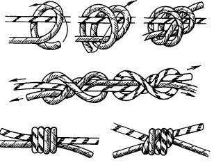 Як в'язати вузли для зв'язування мотузок