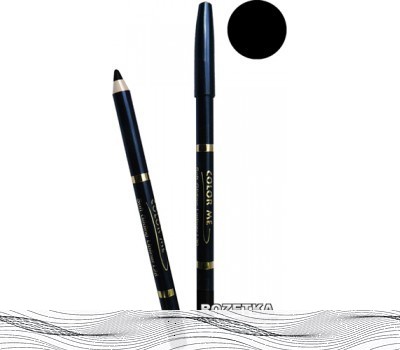 Олівець для очей силіконовий color me е1 чорний - 410 руб
