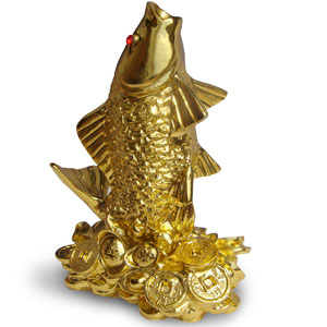 Короп по фен-шуй золота рибка
