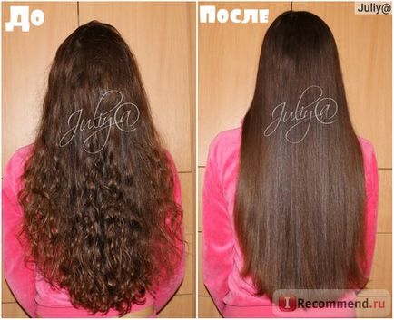 Keratin de îndreptare a părului (keratation) - 