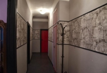 Amestec de tapet în hol ca o combinație, coridor foto în apartament, idei cum să lipiți