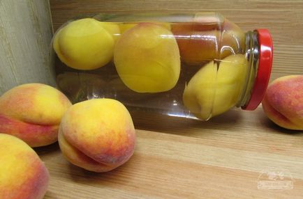 Компот з персиків на зиму рецепт приготування без стерилізації
