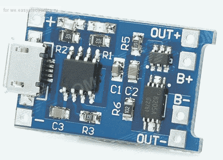 Controller de încărcare pe tp4056