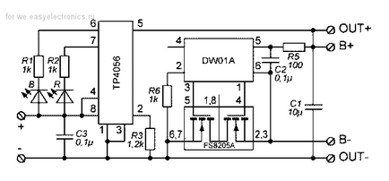 Controller de încărcare pe tp4056