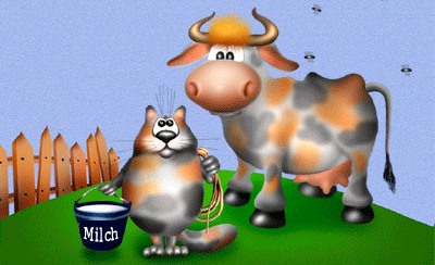 O vacă (dintr-o compoziție școlară) - die kuh (aus einem schulaufsatz)