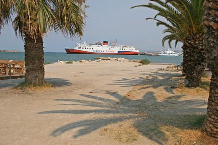 Kréta autóval - tó Kournas, a város Rethymnon