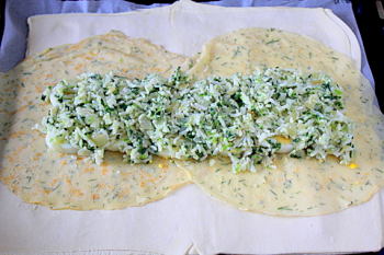 Кулеб'яка з рибою і рисом - рецепт з покроковими фото