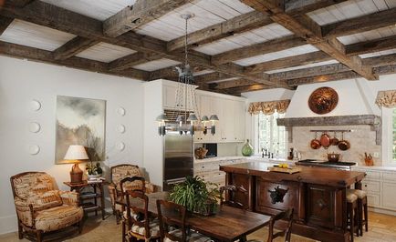 Bucătărie în stil stil spaniol și fotografie interioară
