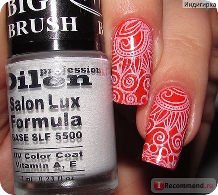 Лак для нігтів dilon salon lux formula - big brush (серія 2700) - «відтінок # 2745