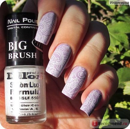 Лак для нігтів dilon salon lux formula - big brush (серія 2700) - «відтінок # 2745