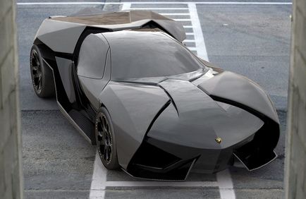 Conceptul anconian Lamborghini - interceptor pentru Batman