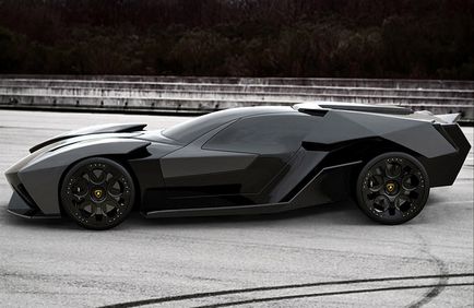 Conceptul anconian Lamborghini - interceptor pentru Batman
