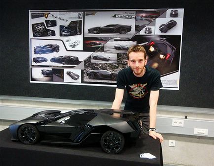 Lamborghini anconian aproape ca un batman (foto)