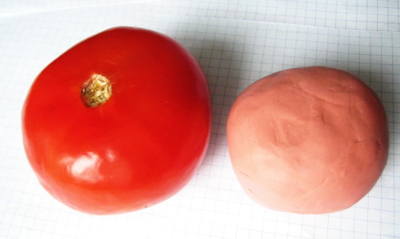 Ліплення помідор і огірок