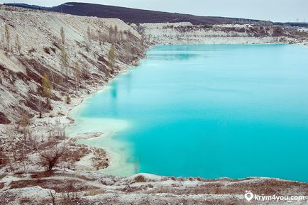 Lacul marțian, lac de marmură