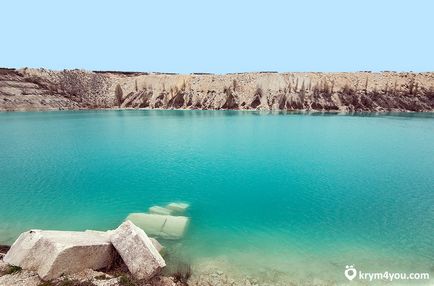 Lacul marțian, lac de marmură