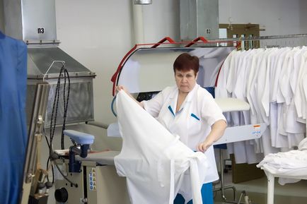 Master Class „mosási orvosi választék vászon” tartottak a mosodai MKDTS