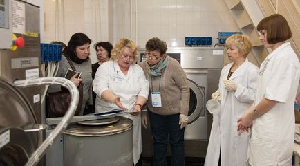Master Class „mosási orvosi választék vászon” tartottak a mosodai MKDTS