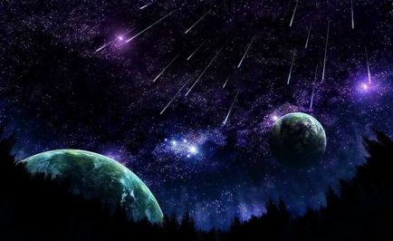 Kijelölt meteoritok esik műhold (műholdas) Helyek meteoritok eső műhold
