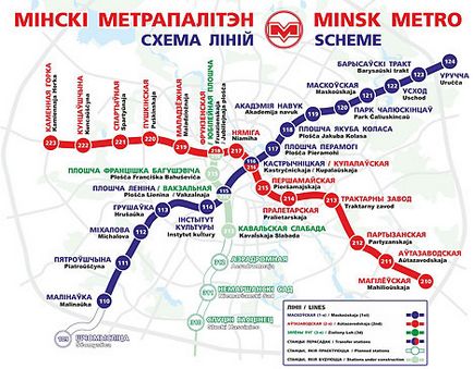 Stația de metrou din Minsk