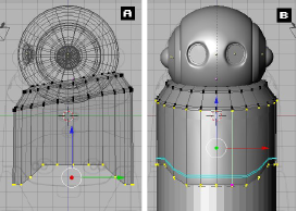 Szimuláció robot egy turmixgépben