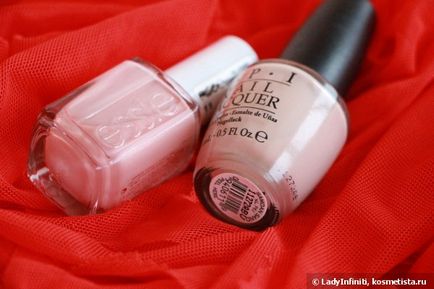 Неженки opi nl p61 samon sand - essie 11 not just a pretty face відгуки