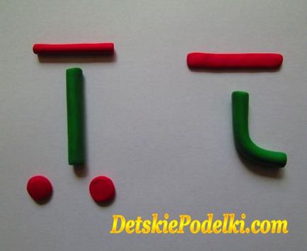 Articole de Anul Nou din plasticine - meșteșuguri pentru copii