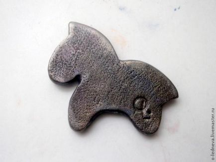 Новорічна конячка з полімерної глини