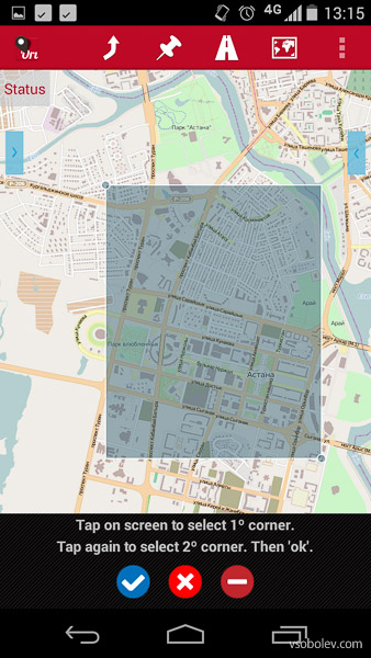 Офф-лайн карти для андроїд - авторський проект єва