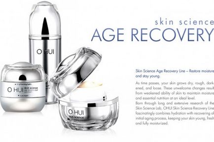 O hui skin science age recovery line