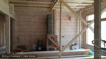 Caracteristici ale interioarelor de case de lemn, idei pentru renovare