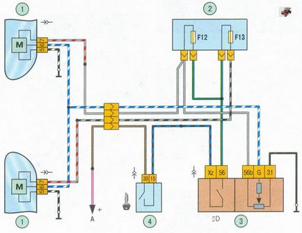 Iluminare, lumină și sunet de alarmă pe mașină fret Priora VAZ 2170 repararea, schema,