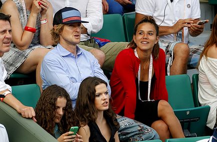 Owen Wilson találkozik ausztrál teniszező, hello! Oroszország