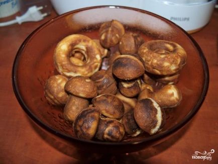 Печиво - грибочки - в формочке - покроковий рецепт з фото на