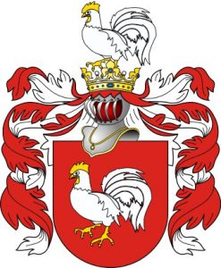 Coc din heraldry și de pui în gloanțe, simboluri naționale