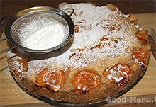 Пиріг з абрикосами на швидку руку - рецепт з покроковими фото від