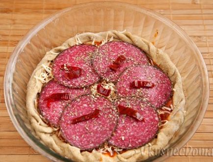 Pepperoni pizza recept otthon