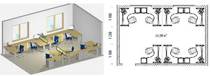 Amenajarea biroului și interior - utilizarea spațiilor de birouri