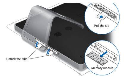 Selectarea memoriei RAM imac