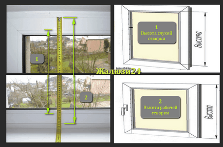 Instrucțiuni pas cu pas despre cum să măsurați corect blind-urile