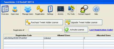 Lucrare tweetadder (tweet program adder)