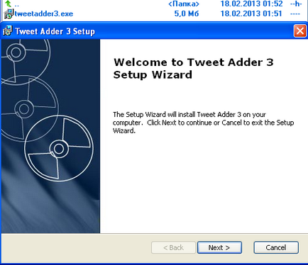 Lucrare tweetadder (tweet program adder)