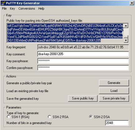 Робота putty з ssh