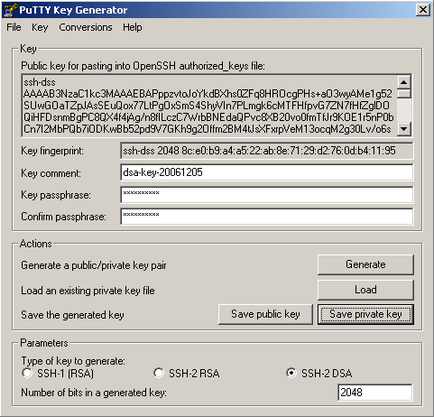 Робота putty з ssh