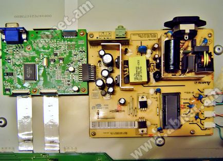 Monitorul LCD repararea vizualizării va1912w