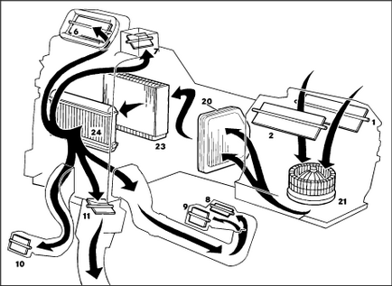 Javítása légkondicionáló rendszerek és klímaberendezés (írásban) Mercedes Benz W208 CLK