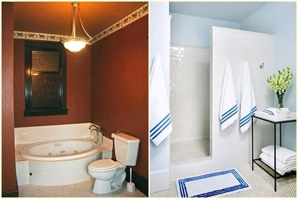 Javítása fürdőszoba fényképet fürdőszoba előtt és után javítás