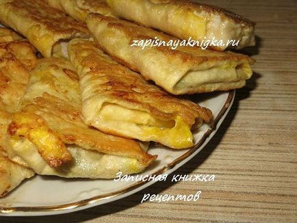 Roluri de pâine pita prăjită