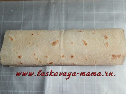 Tekercset lavash a hering