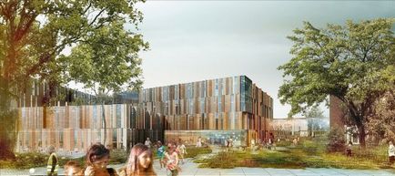Ru új tereprendezés kórházi épület Helsingborg - terraoko - a világot a szemed